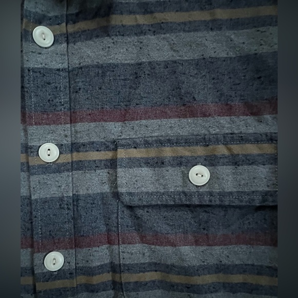 Taylor Stitch Striped Utility Shirt, sz 38 - Picture 3 of 3